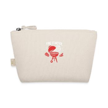 Fire Starter, Funny BBQ Shirts Gift - Organic Pouch - nature - Front