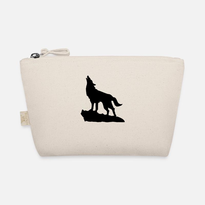Wolf Howling Organic Pouch
