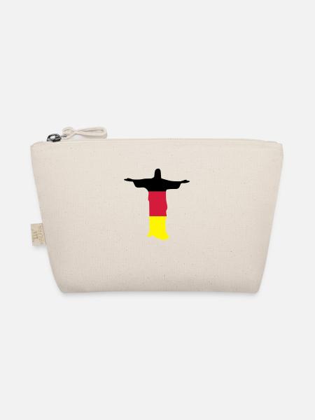 Jesus Rio dreifarbig - Bio-Täschchen - Natur - Vorne