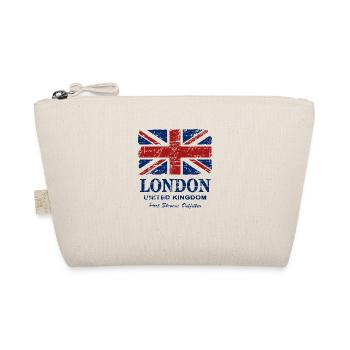 Union Jack - London - Vintage Look - Trousse biologique - nature - Devant