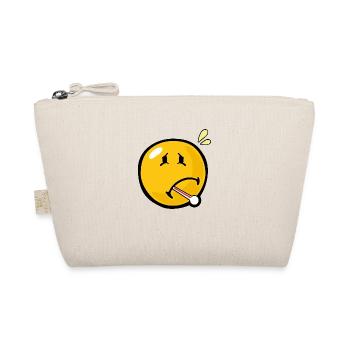 Smiley Unwell - Bio-Täschchen - Natur - Vorne