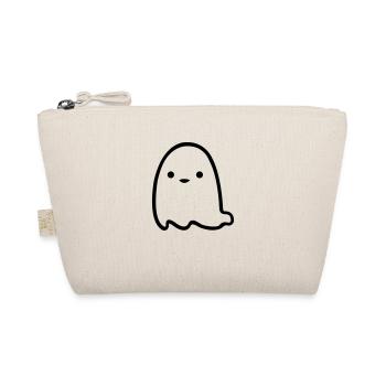 cute_ghost_1 - Bio-Täschchen - Natur - Vorne