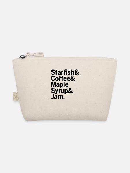 Starfish & Coffee & Maple Syrup & Jam Prince Desig - Organic Pouch - nature - Front
