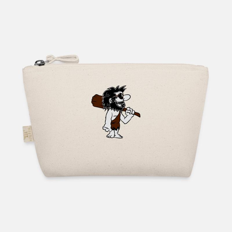 Caveman funny comic sunglasses Organic Pouch