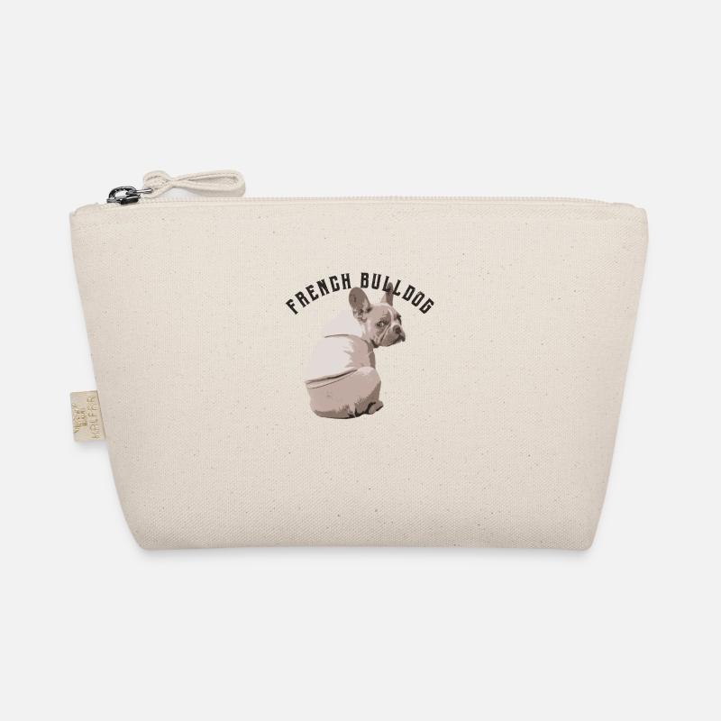 Bouledogue français avec capuche Trousse biologique