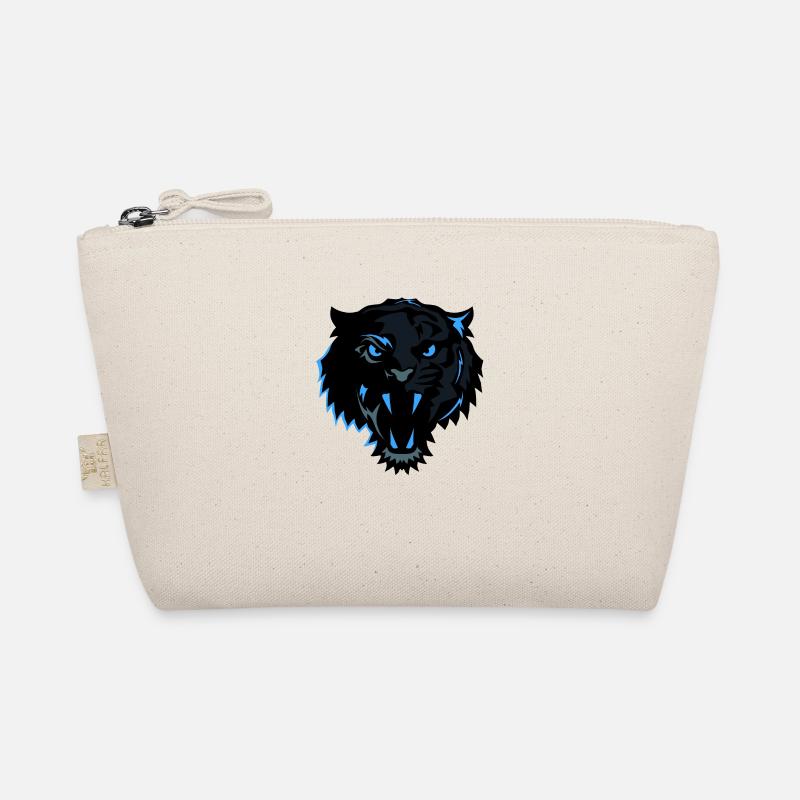 tiger head wild animal design Organic Pouch