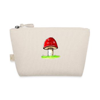 Mushroom - toadstool lucky guy lucky charm - Organic Pouch - nature - Front