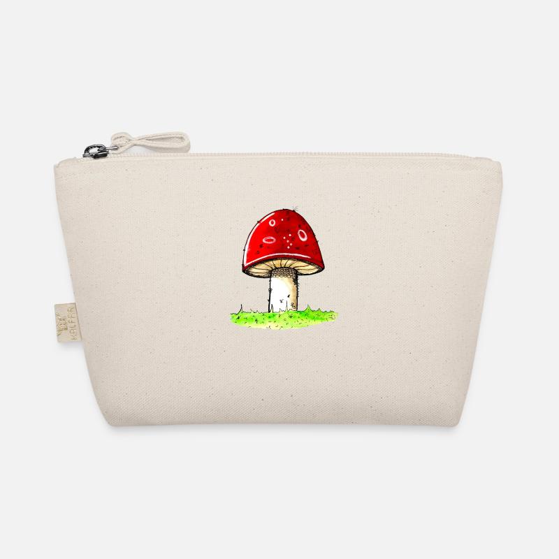 Mushroom - toadstool lucky guy lucky charm Organic Pouch