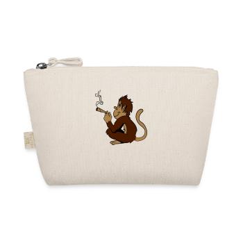monkey weed hemp - Organic Pouch - nature - Front
