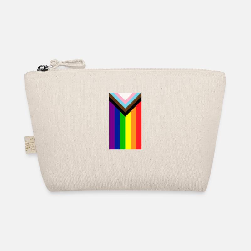 Gay Pride Rainbow Flag - Organic Pouch - nature