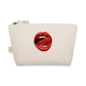 Mouth girl - Organic Pouch - nature - Front