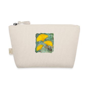 Ginkgo Feng Shui Design Happiness - Organic Pouch - nature - Front