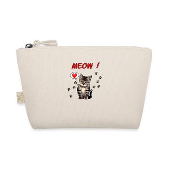 Chat MEOW - Trousse biologique - nature - Devant