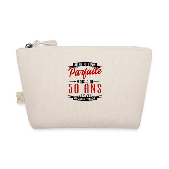 pas parfaite mais jai 50 ans - anniversaire 50 ans - Trousse biologique - nature - Devant