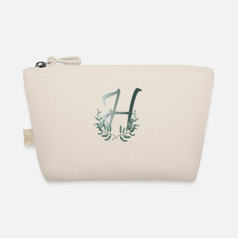 Letter H with plants Organic Pouch