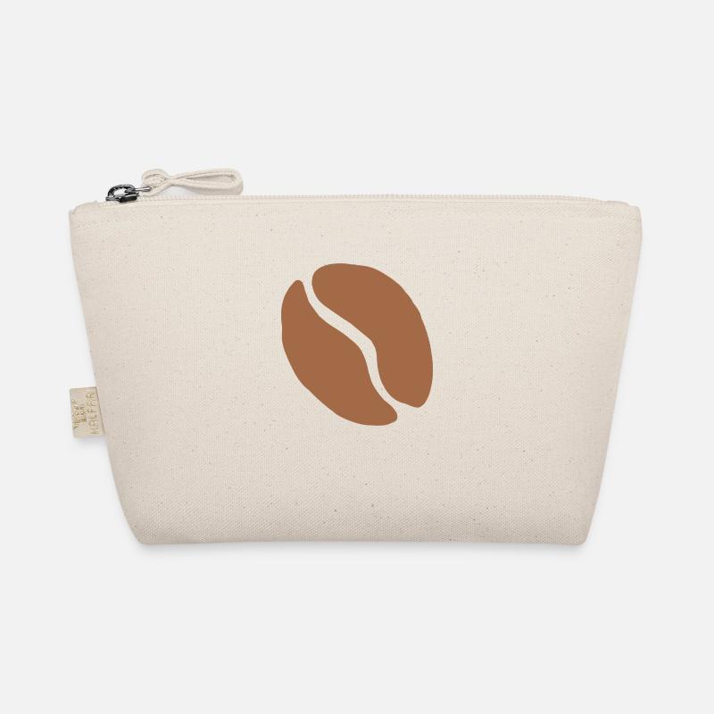 Kaffeebohne Coffee Tasse Koffein Kaffee Geschenk - Bio-Täschchen - Natur