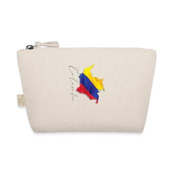 Drapeau de la Colombie réel - Carte drapeau ES / EN - Trousse biologique - nature - Devant