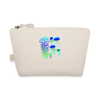Jellyfish fuorescent BytheManzanitas - Organic Pouch - nature - Front