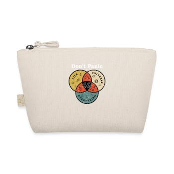 Don't Panic 42 Answer Question Life Universe Rest - Organic Pouch - nature - Front