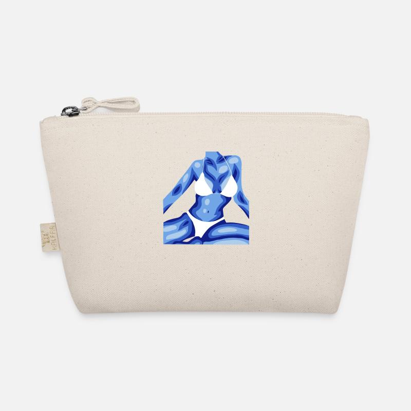 Frau in Bikini Bio-Täschchen