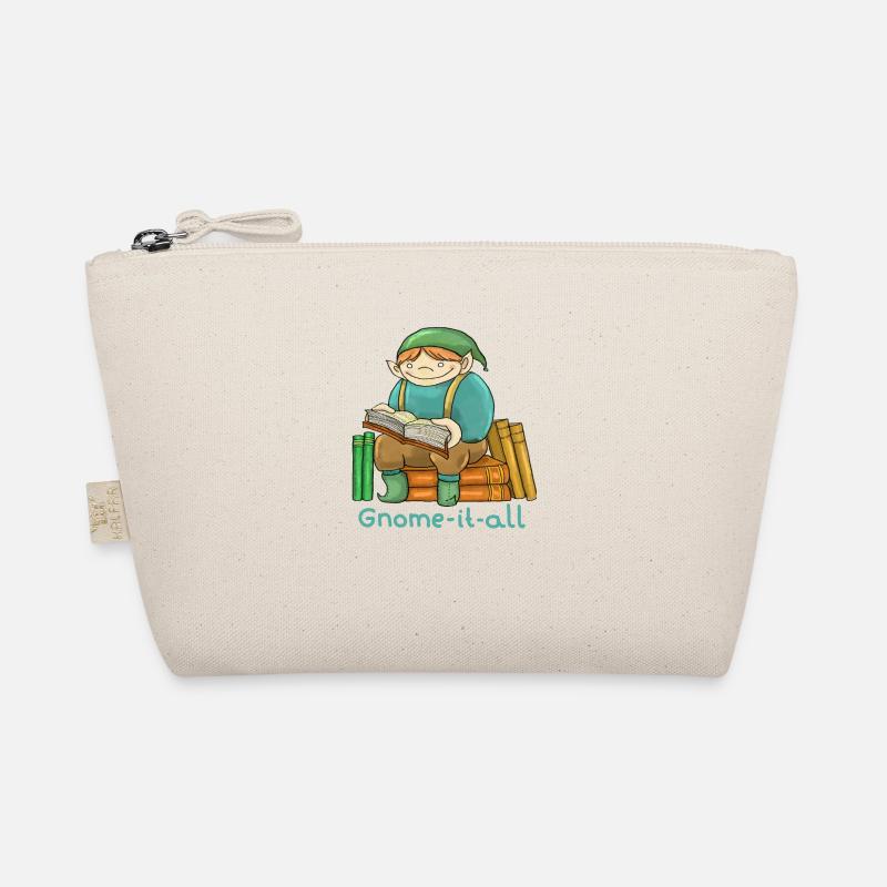 The Gnome That Knows-it-all - Organic Pouch - nature