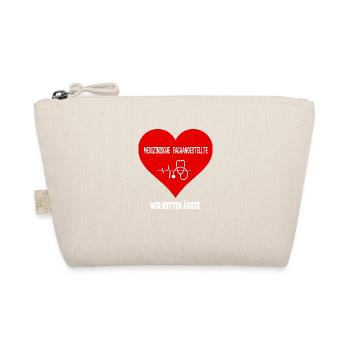 MFA Medizinische Fachangestellte Geschenkidee - Bio-Täschchen - Natur - Vorne