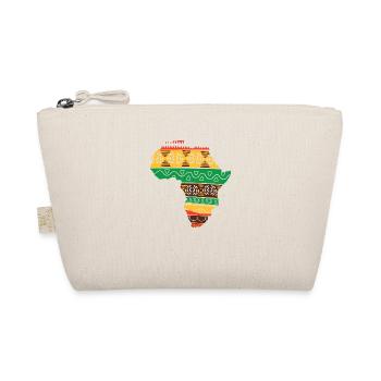Africa Map Continent Reggae Red Yellow Green Rasta - Organic Pouch - nature - Front