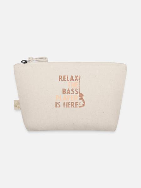 Entspannung Der Bassist ist hier Gitarre Bass Gitarrist - Bio-Täschchen - Natur