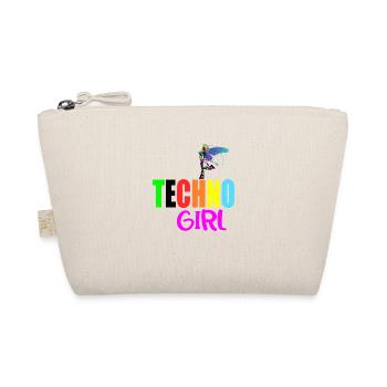 Techno-Mädchen - Bio-Täschchen - Natur - Vorne