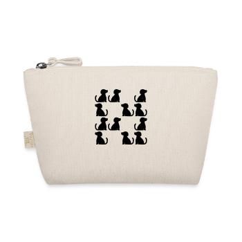 Many well-behaved sitting dogs - Organic Pouch - nature - Front