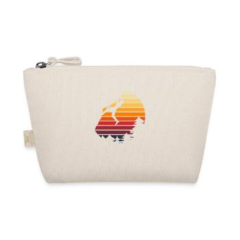Vintage Mountain Sports Retro Rock Climbing - Organic Pouch - nature - Front