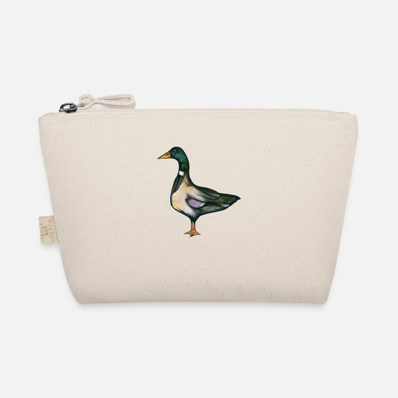 Mallard Duck Art Organic Pouch