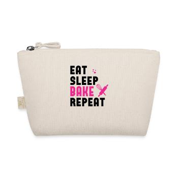 Eat sleep bake repeat! customizable - Organic Pouch - nature - Front