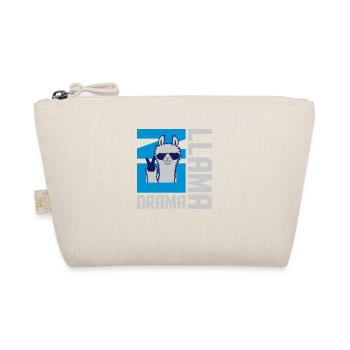 No Drama Llama Quote - Organic Pouch - nature - Front