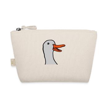 Head sweet happy goose - Organic Pouch - nature - Front