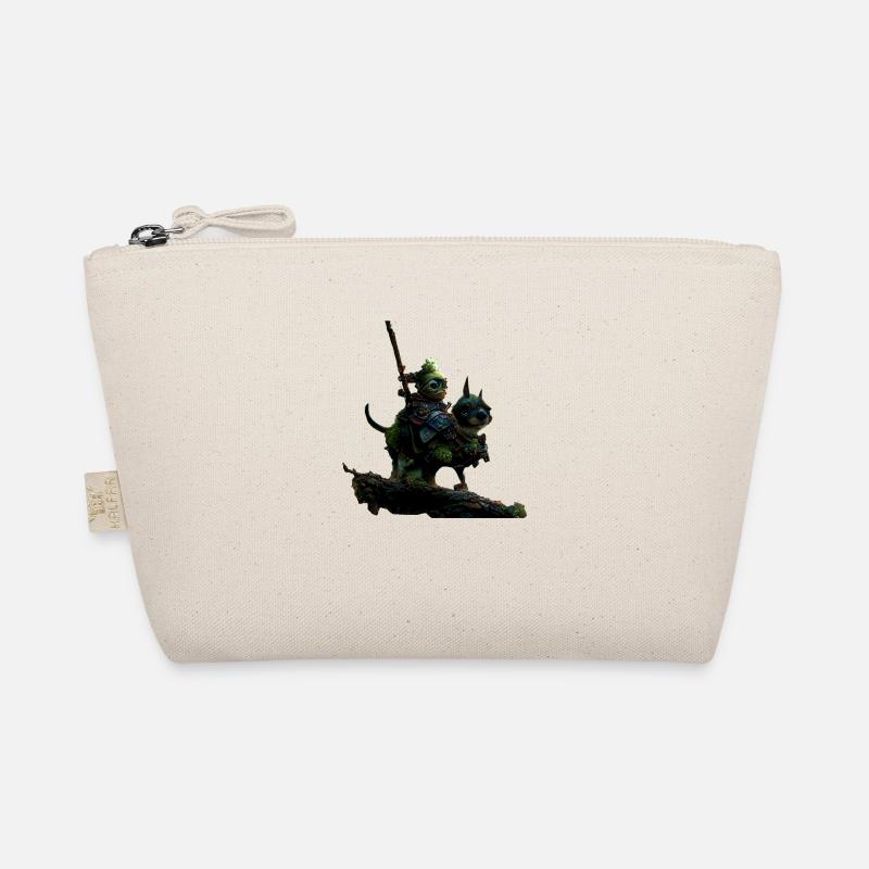 Funny creature with warrior Organic Pouch