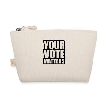 votre vote compte citation - Trousse biologique - nature - Devant