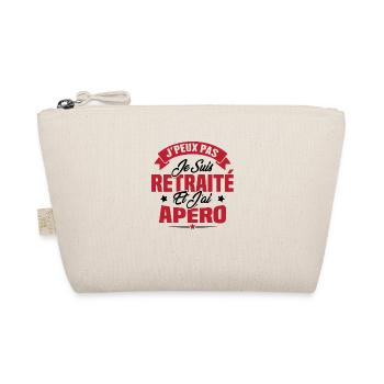 Cadeau J'peux pas je suis retraité et j'ai apéro - Trousse biologique - nature - Devant