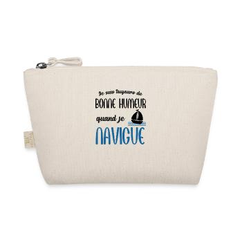 Toujours de bonne humeur quand je navigue homme - Trousse biologique - nature - Devant