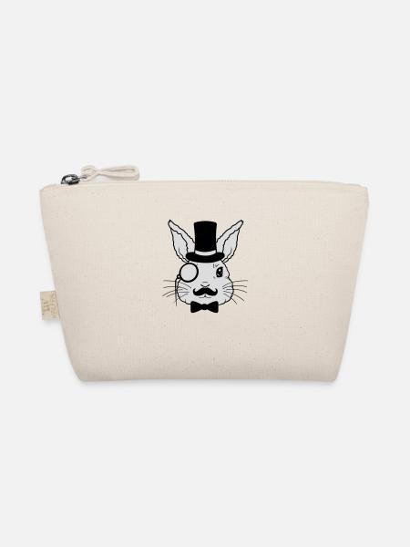 Cylindre monocle Sir Rabbit - Trousse biologique - nature - Devant