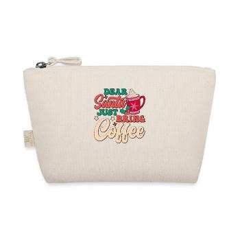 Just bring Coffee - ugly xmas, Weihnachten, - Bio-Täschchen - Natur - Vorne