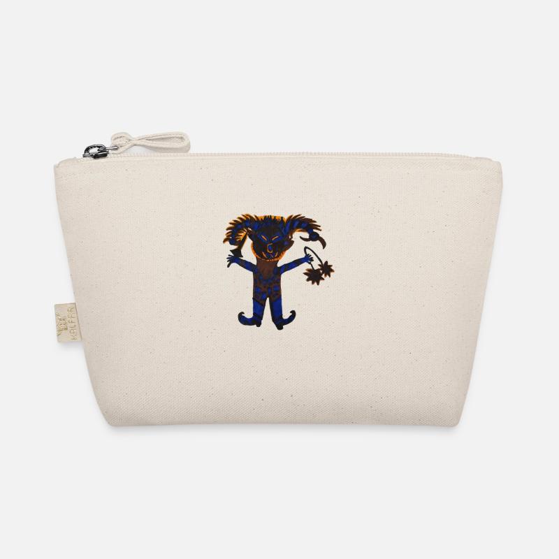 Monster figure - Organic Pouch - nature