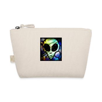 Stained glass alien - Organic Pouch - nature - Front