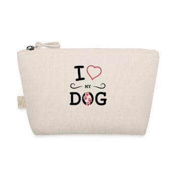 i love my dog - Bio-Täschchen - Natur - Vorne