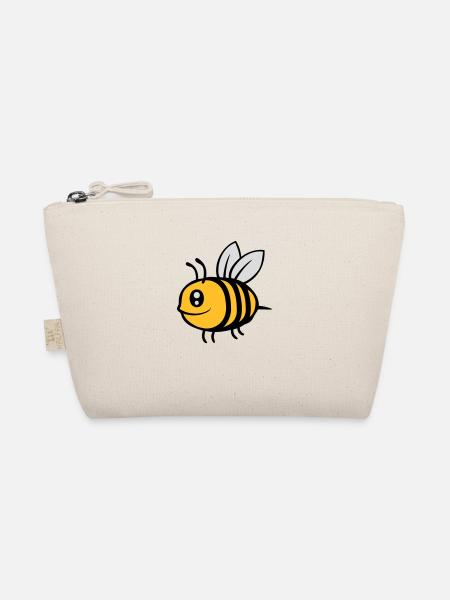 Mignonne petite abeille de dessin animé - Trousse biologique - nature - Devant