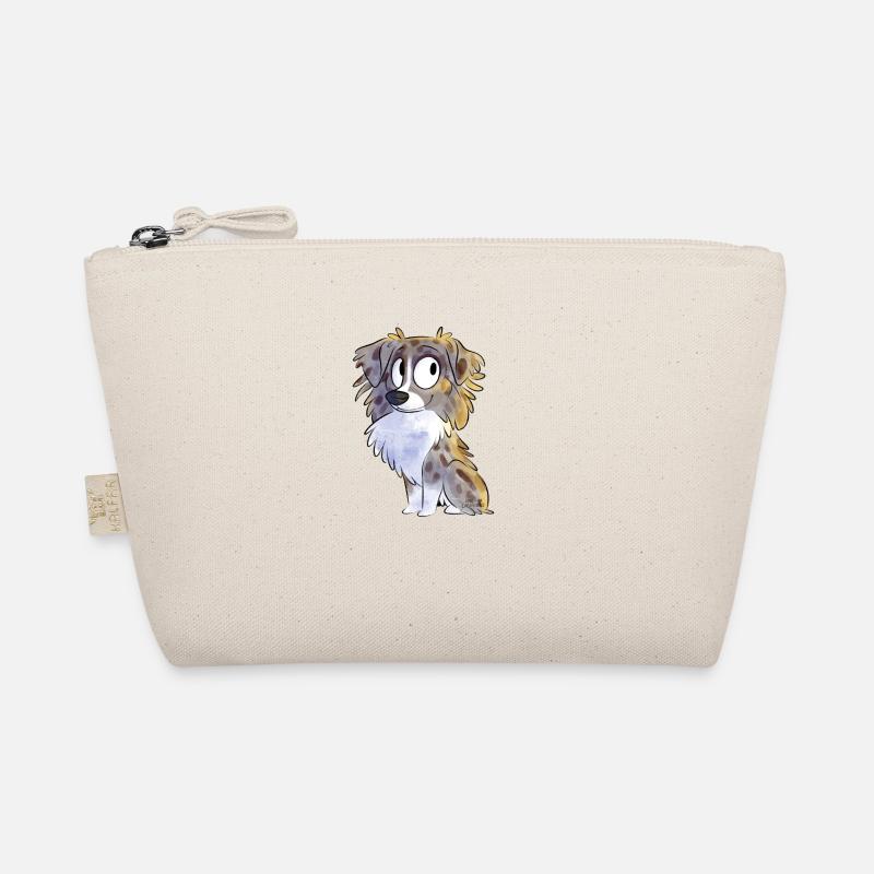 Chibi Australian Shepherd - Red Merle Organic Pouch