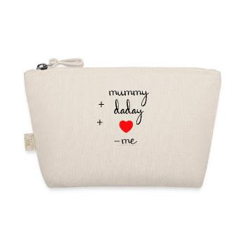 Pregnancy Baby shower Babyshower Boy Girl - Organic Pouch - nature - Front