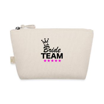 Team Braut - Bio-Täschchen - Natur - Vorne