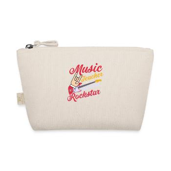 Music Teacher Educational School Music Teacher - Organic Pouch - nature - Front
