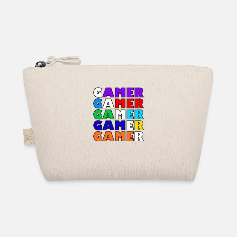Gamer blanc multicolore retro Trousse biologique